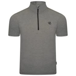 Dare 2b Pedal It Out T-shirt De Cyclisme Zippé à Moitié Pour Homme - Vert Pâle