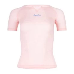 Isadore Première Couche Manche Courte Mérinos Pour Femme Rose