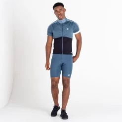 Dare 2b Protraction II T-shirt De Cyclisme Zippé à Manches Courtes Pour Homme - Noir -Vélo D'appartement protraction ii t shirt de cyclisme zippe a manches courtes pour homme noir 4