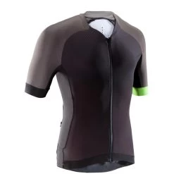 Rockrider Reconditionné - Maillot MC VTT XC Light Homme Noir Et Gris - Très Bon État