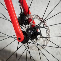 Vélo De Route Ridley Fenix SL Disc Shimano 105 Mix Rouge Argent -Vélo D'appartement rid sbifsdrid536 c 004