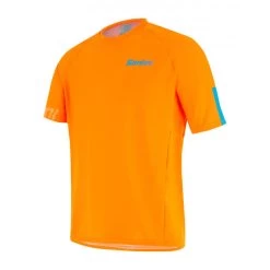 Santini Sasso - Maillot Mtb - Unisex - Orange-fluo - Vélo -Vélo D'appartement sasso maillot mtb unisex orange fluo velo 2