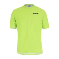 Santini Sasso - Maillot Mtb - Unisex - Vert-fluo - Vélo