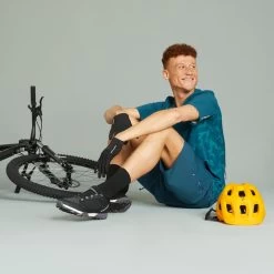 Rockrider SHORT VELO VTT EXPL 500 BLEU VERT HOMME -Vélo D'appartement short velo vtt expl 500 bleu vert homme 2