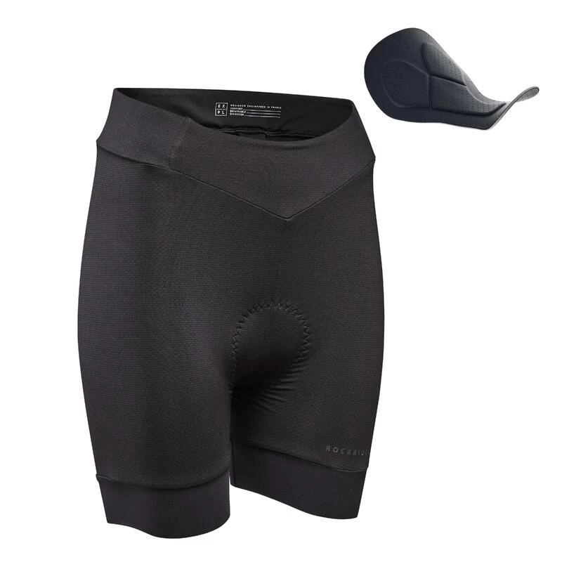 Rockrider SOUS SHORT VELO VTT EXPL 500 FEMME NOIR 3 Rockrider SOUS SHORT VELO VTT EXPL 500 FEMME NOIR – Image 3