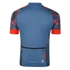 Dare 2b Stay The Course II T-shirt De Cyclisme Zippé à Moitié Pour Homme - Bleu -Vélo D'appartement stay the course ii t shirt de cyclisme zippe a moitie pour homme bleu 2