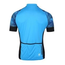 Dare 2b Stay The Course II T-shirt De Cyclisme Zippé à Moitié Pour Homme - Bleu Vif -Vélo D'appartement stay the course ii t shirt de cyclisme zippe a moitie pour homme bleu vif 2