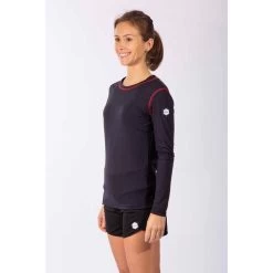 T-SHIRT LAINE MERINOS MANCHES LONGUES FEMME 10 20°C -Vélo D'appartement t shirt laine merinos manches longues femme 10 20c 3
