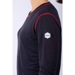 T-SHIRT LAINE MERINOS MANCHES LONGUES FEMME 10 20°C -Vélo D'appartement t shirt laine merinos manches longues femme 10 20c 4