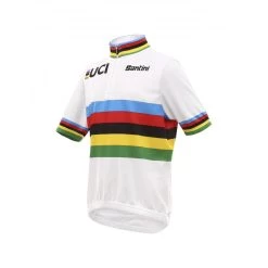 Santini Uci Champion Du Monde Enfants Maillot - - Unisex - Vélo -Vélo D'appartement uci champion du monde enfants maillot unisex velo 2