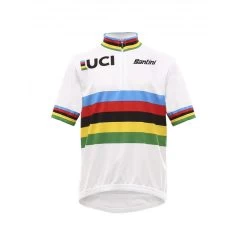 Santini Uci Champion Du Monde Enfants Maillot - - Unisex - Vélo
