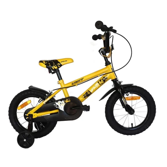 Vélo Enfant Umit Apolon 14" Jaune 1 Vélo Enfant Umit Apolon 14" Jaune
