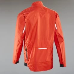 Rockrider VESTE COUPE PLUIE VELO VTT EXPL 500 ROUGE -Vélo D'appartement veste coupe pluie velo vtt expl 500 rouge 3