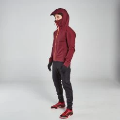 Rockrider VESTE COUPE PLUIE VELO VTT EXPL 700 BORDEAUX -Vélo D'appartement veste coupe pluie velo vtt expl 700 bordeaux 2