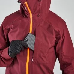 Rockrider VESTE COUPE PLUIE VELO VTT EXPL 700 BORDEAUX -Vélo D'appartement veste coupe pluie velo vtt expl 700 bordeaux 3