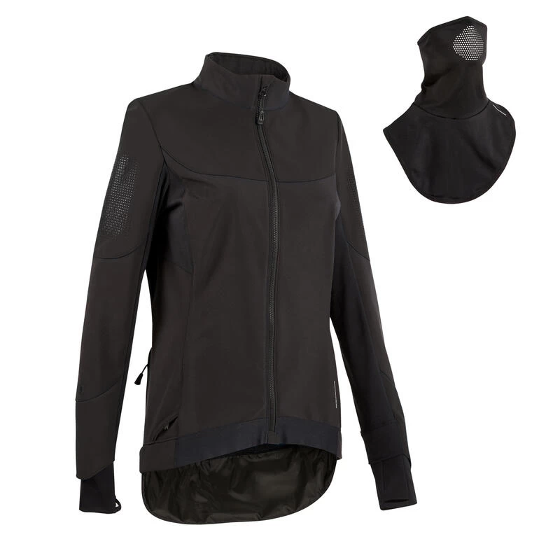Rockrider VESTE HIVER VELO VTT FEMME NOIR 1 Rockrider VESTE HIVER VELO VTT FEMME NOIR